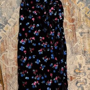 Sabina Musayev Black Dress with Blue and Pink Sequins